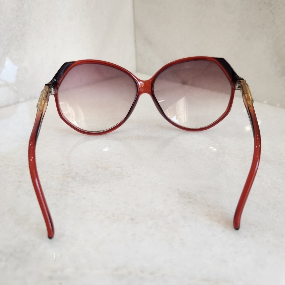 Vintage 1970s Dior 2259 30 Sunglasses OPTYL Red Frames GERMANY O-124 - Picture 6 of 16